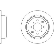 Apec Blue Brake Disc - Rear