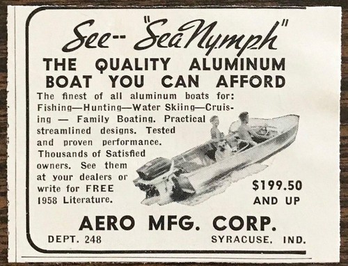 1958 aero mfg syracuse - 1958,
