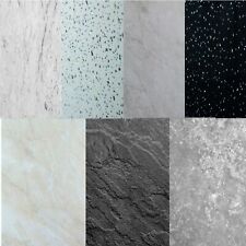 Shower Panels 1000mm Wide x 2.4m Large Bathroom Wet Wall Cladding PVC 10mm Thick