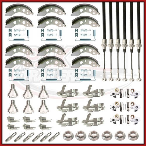 Triple axle brake shoes - shoes, &