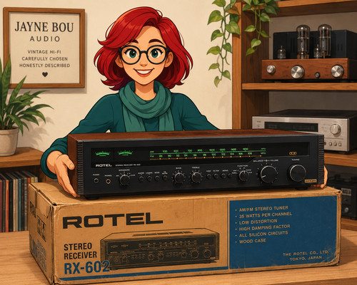 Rotel 602 vintage stereo - rotel,