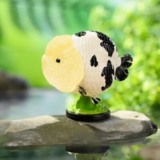 Animal Heavenly Body Milk Cow Ranchu Goldfish Statue Carassius auratus