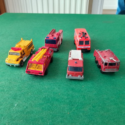 Matchbox fire engines - 6,