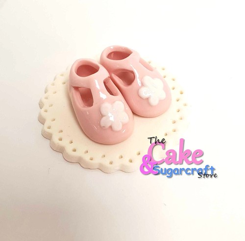 Baby pink booties - pink,