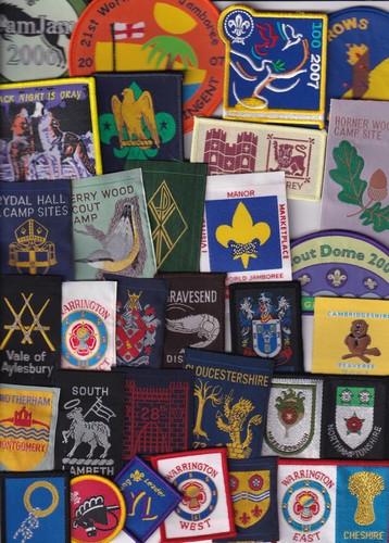 Boy scout badges - boy, x