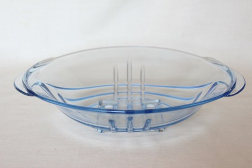 Art deco blue glass - deco,