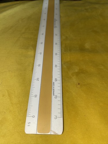 Vintage ruler made germany - ruler, in