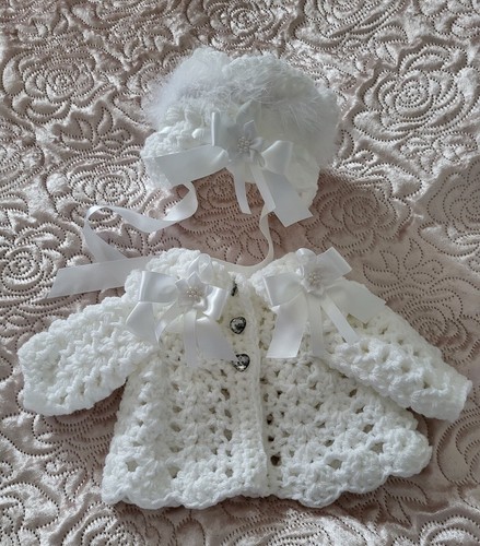Romany hand crochet bonnet - romany,