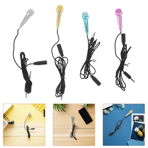 4pcs mini wired microphone for - 4pcs,