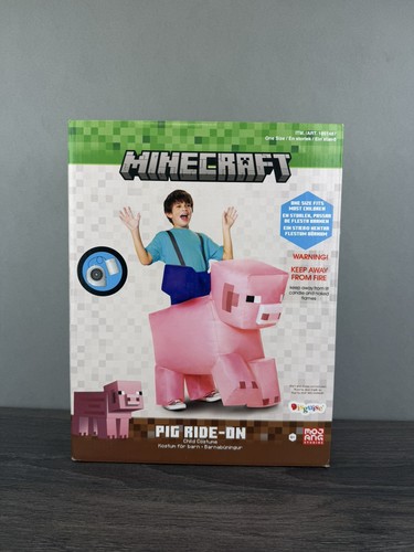 Minecraft kids inflatable pig - minecraft,