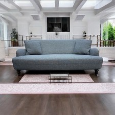 TETRAD COSY CLUB LEWIS HARRIS TWEED LARGE 3 SEATER SOFA BY JOHN LEWIS RRP £2100