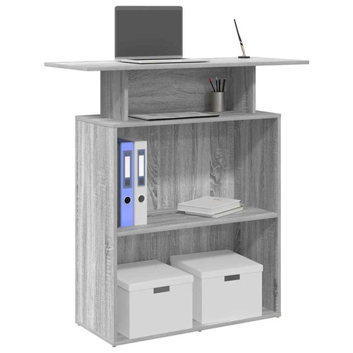 Reception desk grey sonoma - reception,