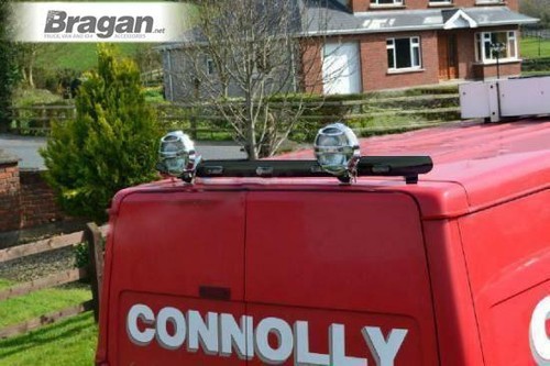 Rear roof light bar spots - light, +