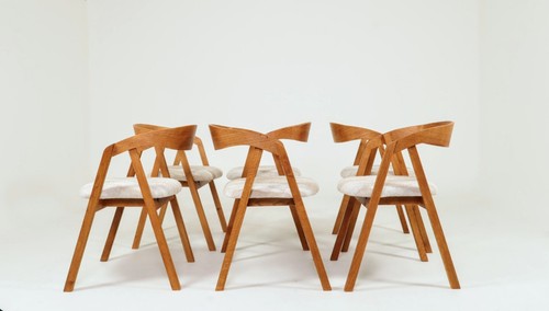 Dining chairs set rustic - dining, 6
