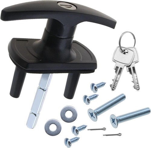 Garage door handle lock kit - lock,