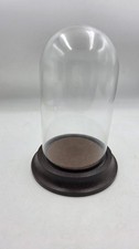 Vtg Glass Display Dome Bell