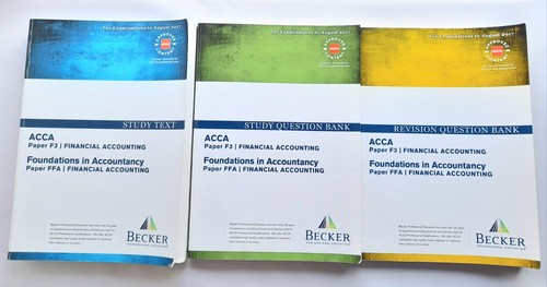 Set books for acca - 3,