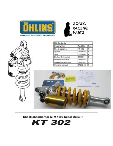 302 mono rear shock - kt,