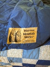 NICE Marmot Couloir 0 Goose Down Sleeping Bag USA Made Adventure 16 Colaboration