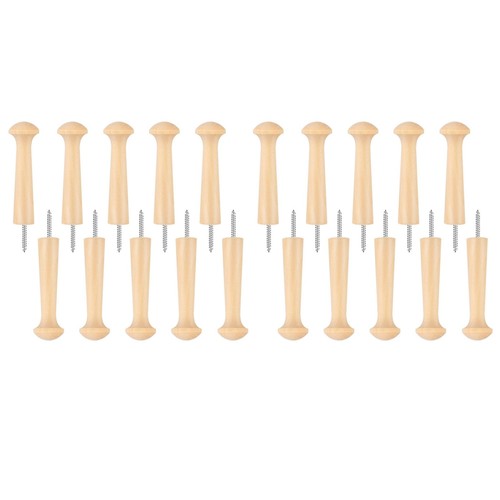 20pcs wooden shaker peg wood - wooden,