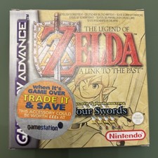 GAMEBOY ADVANCE GBA GAME THE LEGEND OF ZELDA A LINK TO THE PAST BOXED MANUAL