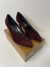 Ladies vernissage purple  office smart work party high heel shoes UK5 EU37.5