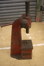 Ordnance bench fly arbor press Civil Protection (1946) LTD vintage rare