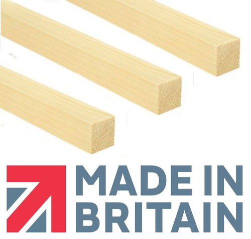 Wooden square dowels 32mm - wooden,
