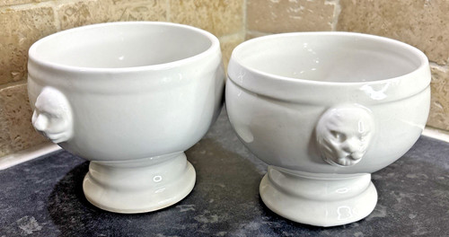 Vintage french lions - french, head