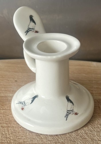 Heron cross pottery bird - heron,