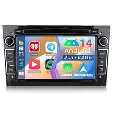 7" Android 14 Carplay Car Stereo GPS 2+64G SWC BT For Vauxhall Astra Corsa C/D Vectra