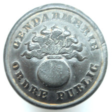 France French Third Republic Gendarmerie Ordre Public Uniform Button 24 mm