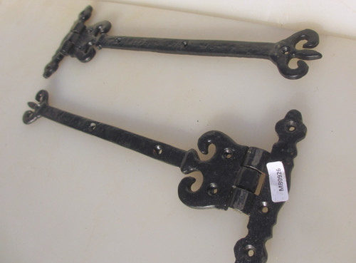 Iron hinges gate straps old - iron,