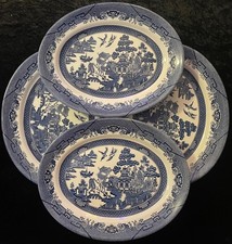 Churchill Willow Pattern Oval