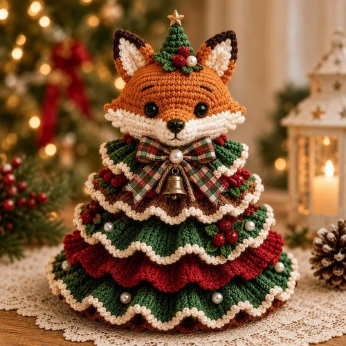 Crochet animal christmas - crochet, tree