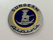 ALPINE SUNBEAM METAL GEAR KNOB BADGE