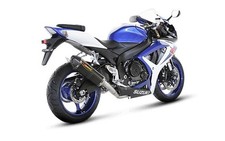 Suzuki GSXR 600 750 K6 K7 Akrapovic Carbon Road Legal Slip On Exhaust End Can
