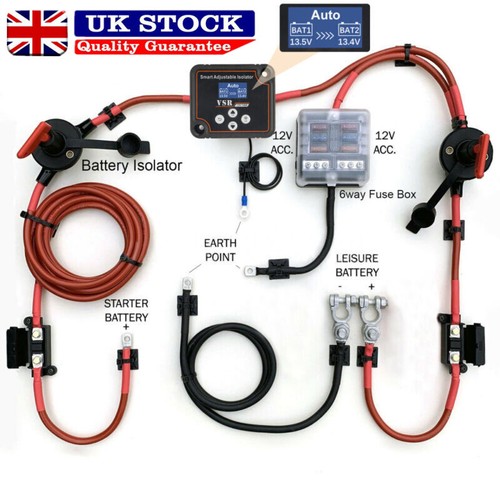 Split charge kit - kit, vsr