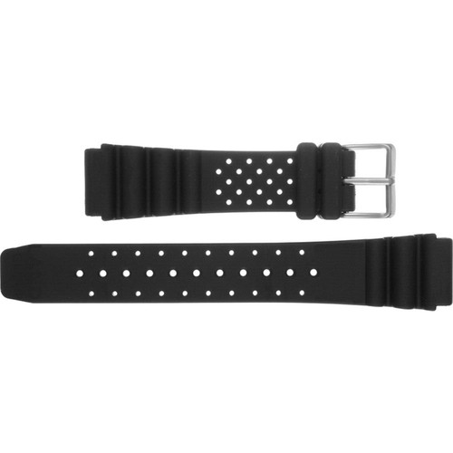 Citizen 20mm black - black, rubber