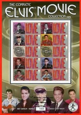 2004 GB Smiler Sheet, Elvis Presley The Complete Movie Collection 1962-1964.