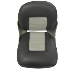 Cruise Style Folding Boat Seat Grey Charcoal (Low Back Fishing Marine Chair)