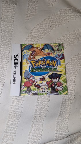 Pokemon ranger instructions - pokemon, ds
