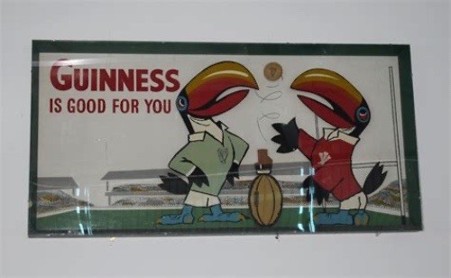 Guinness advertising sign - guinness,