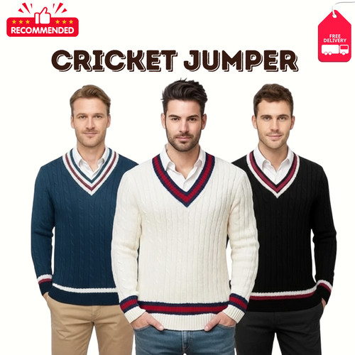 Cricket neck jumper - cricket,