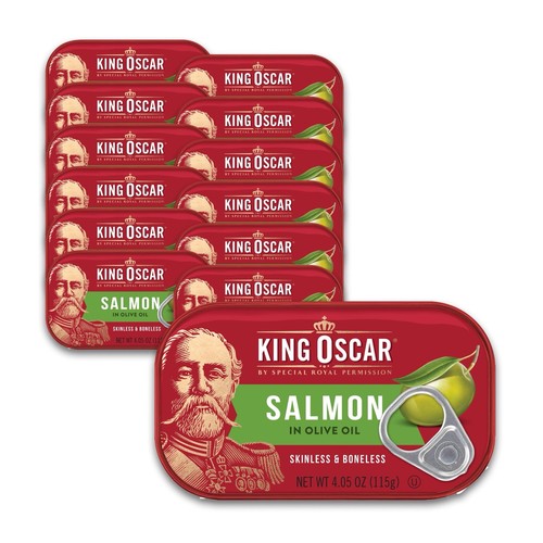 King oscar salmon olive - in,