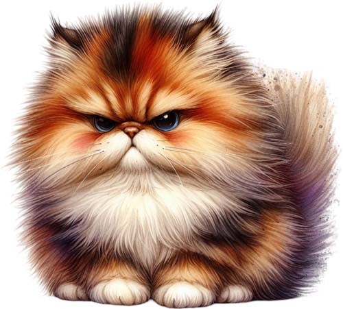 Funny grumpy kitten cat - funny,