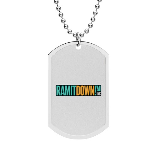 Dog tag necklace - dog,