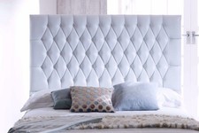 CRUSH OR PLUSH VELVET FLOOR STANDING HEADBOARD - 54" - 3FT, 4FT, 4FT6, 5FT, 6FT