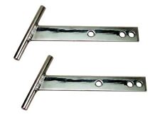 Classic VW Beetle California Look Bumper T-Bars Chrome Front or Rear Bug  Pair