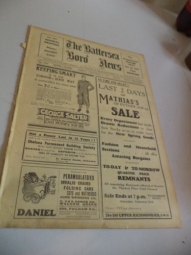 The battersea boro news old - the,